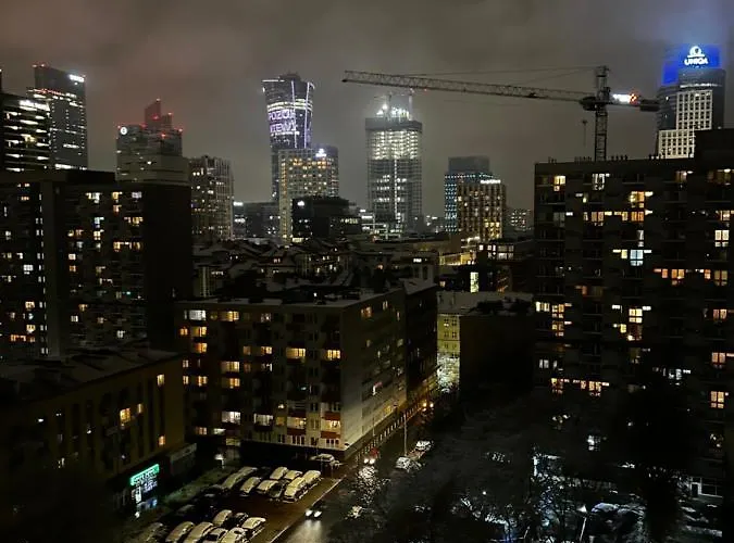 Apartman Skyline Cool Space At Chlodna Varsó